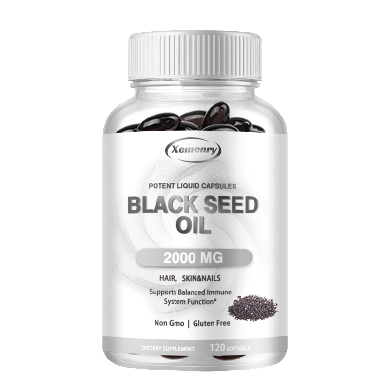 Herbal Supplement - كبسولات زيت البذور السوداء النباتية -