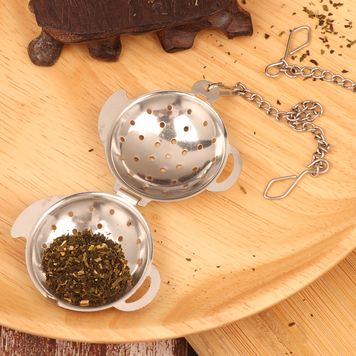 Chamomile Tea - قطعتان من مصفاة الشاي المصنوعة من