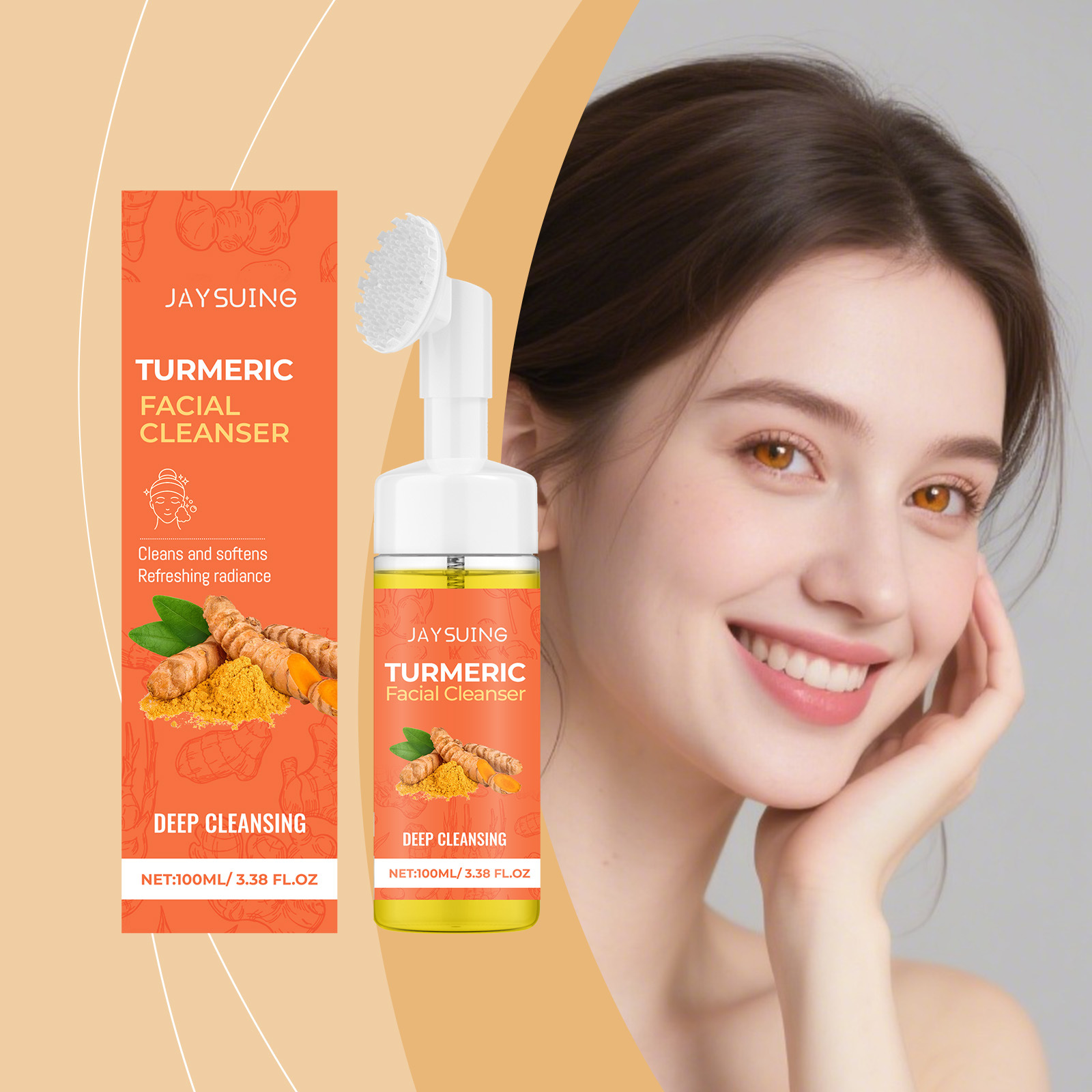 Turmeric - الكركم التطهير موس التنظيف العميق منع