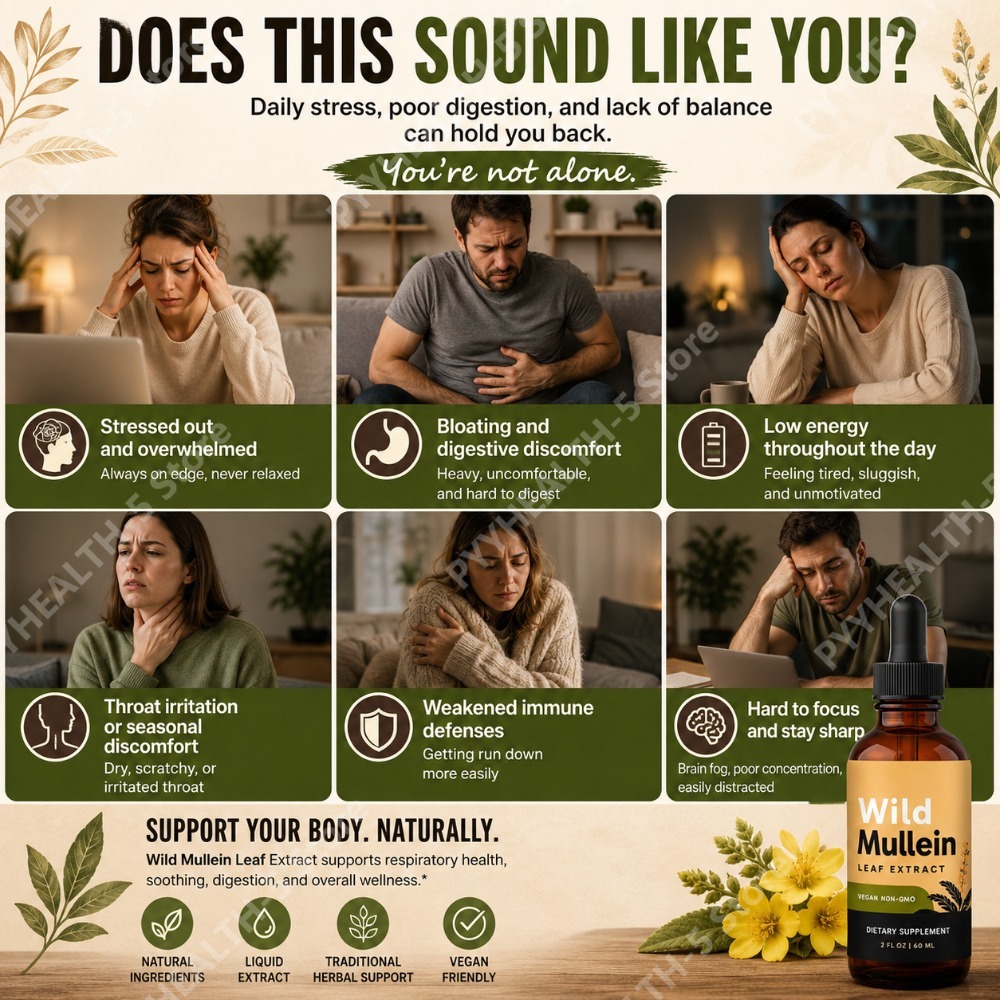 قطرات أوراق المولين البري مع ا - مراجعة Herbal Supplement وسعره
