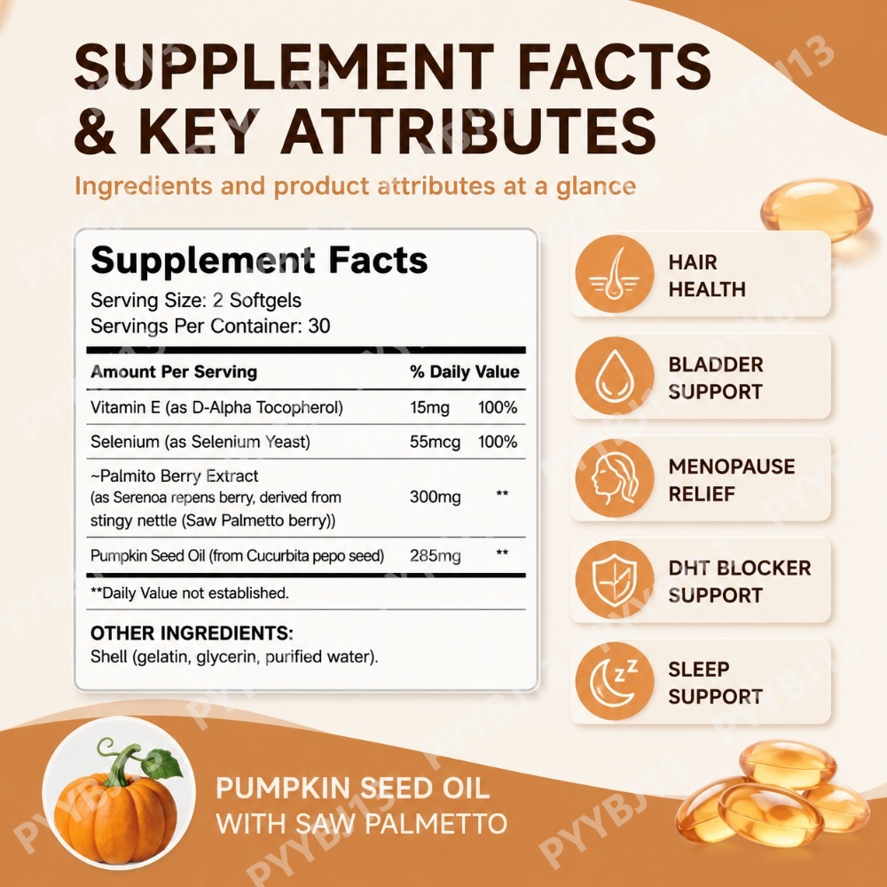 كبسولات زيت بذور اليقطين من جو - مراجعة Herbal Supplement وسعره