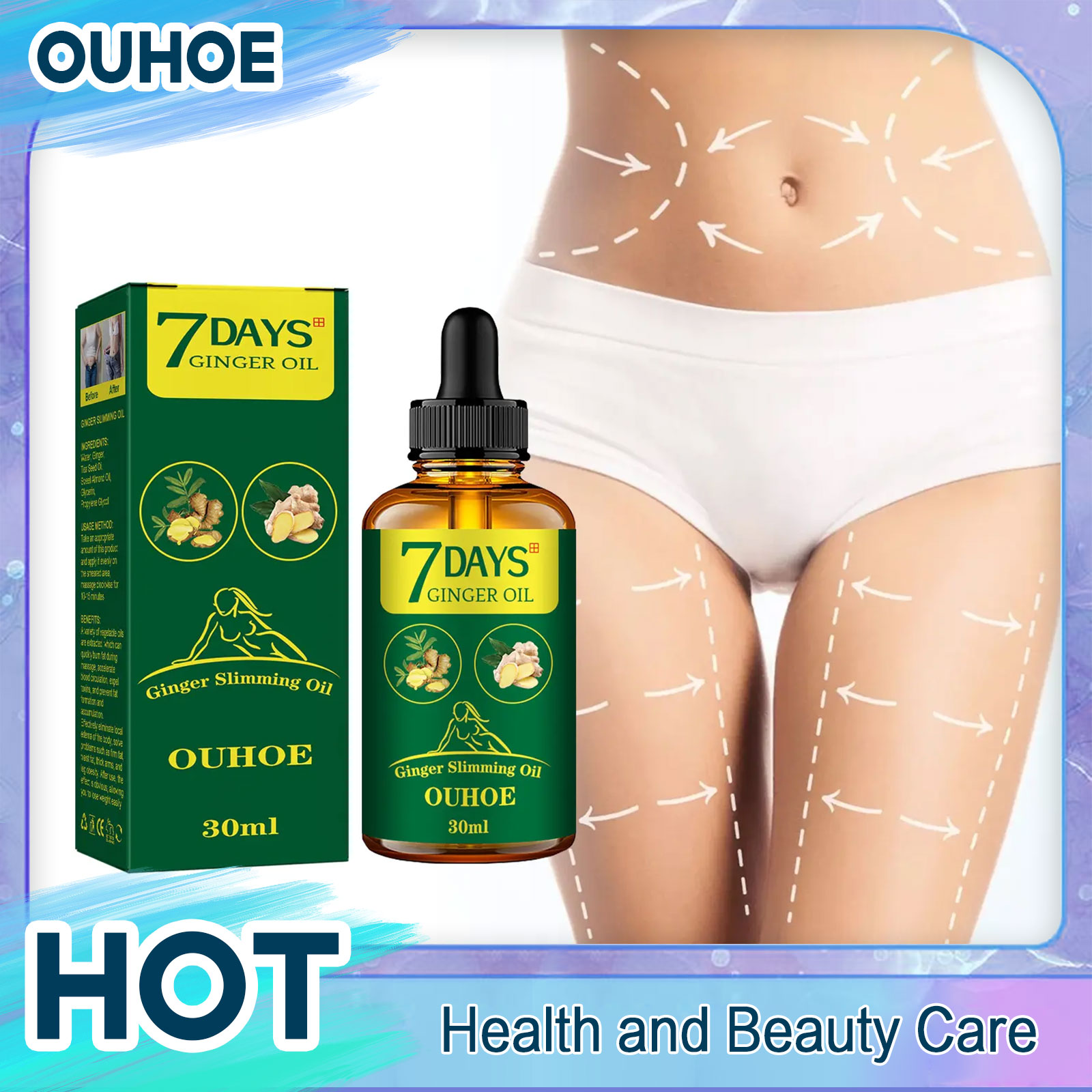 زيت الزنجبيل للتنحيف سريع حرق  - مراجعة Ginger Tea وسعره